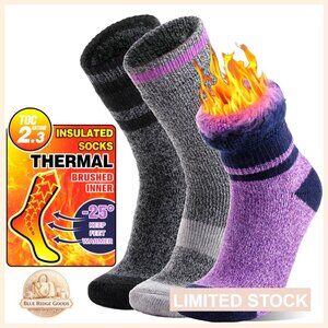 Thermal Winter Socks Thick Extra Warm Insulated Ski Boot Cold Weather